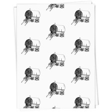 'Romany Caravan' Gift Wrap /