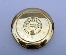  LONDON POCKET 1885 COMPASS VINTAGE BRASS NAUTICAL COMPASS