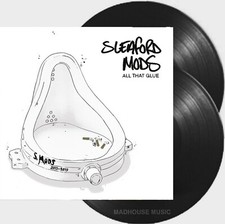 SLEAFORD MODS LP x 2 All That Glue DoubleBLACK VINYL + Pro Sheet IN STOCK Fizzy