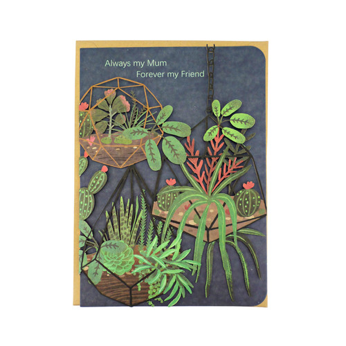 Paper cut art mum - paper,