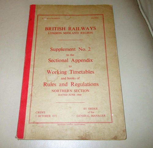 Working timetable region - br, lm
