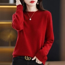 Ladies Crew Neck Blend Jumper