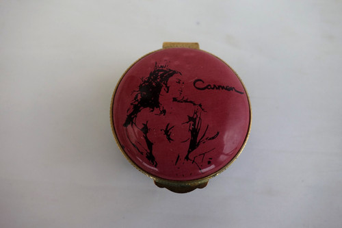 Vintage crummles enamel pill - crummles, /