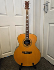 Chord CJ36 Electro Acoustic Guitar, Jumbo 4/4, with Fishman Presys Blend Pickup