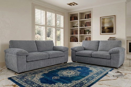 Jumbo cord fabric sofa - cord, 3+2