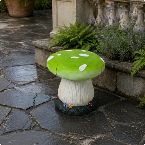 Mushroom garden stool weather - mushroom,