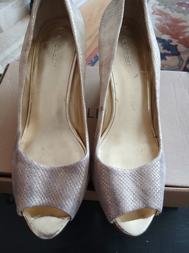 Nine west leather gold - nine,