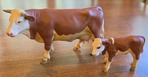 Schleich hereford cow milk - schleich,