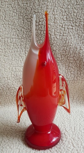 Vintage murano red white - vintage, &