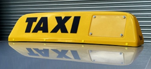 Northern ireland taxi roof - ireland,
