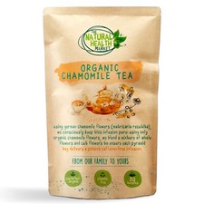 Organic Chamomile Tea Bags | Pure Flowers | Plastic-Free | Calming Herbal Tea