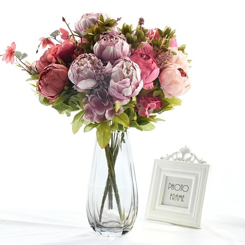 13heads silk peony - 13heads, artificial