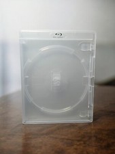 Amaray blu ray Cases 1 Disc Clear 14 mm Brand new Replacement UK Made P&P Free