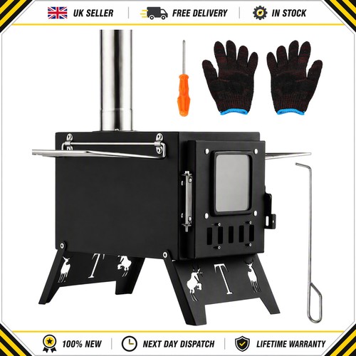 Foldable outdoor wood stove - foldable,