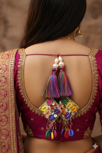 Tassel latkan indian pair - latkan, 6”