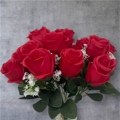 Artificial rose bunch - artificial,