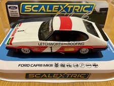 MINT Scalextric C4371 Ford Capri Mk3 Castrol Letchworth Roofing 2023 Club Car
