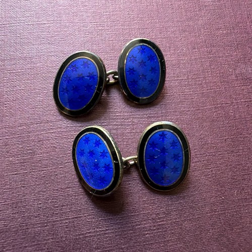 Vintage sterling silver blue - vintage,