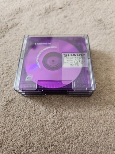 Sharp 80 minidiscs - md-r,