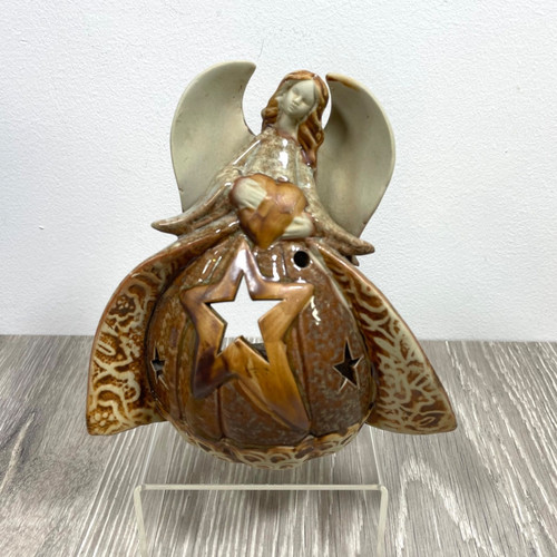 Rustic angel holding - rustic, ‘angel