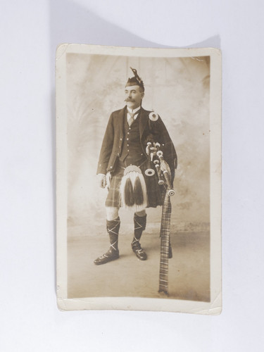 Antique scottish piper - antique,