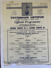 Tottenham Youth v Luton Youth, Southern Junior Floodlit Cup, 1959/60