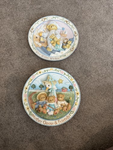 Cherished teddies plates - teddies,