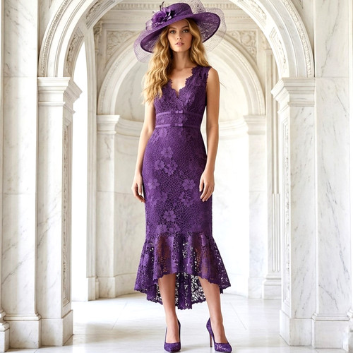 Lipsy 6 purple lace - £78,