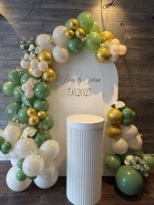 Backdrop  cakestand Hire & balloons 