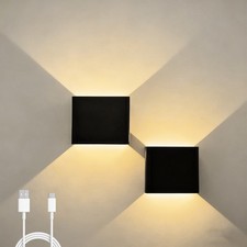 2X Modern LED Wall Light Up