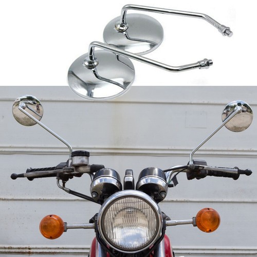 Chrome motorcycle rearview - motorcycle,