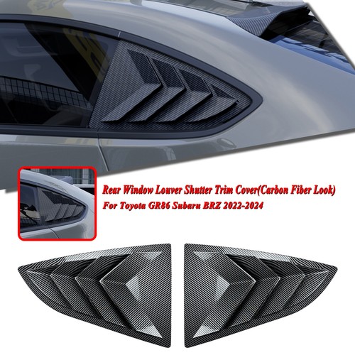 Car carbon look rear side - look,