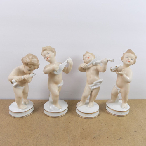 Wallendorf porcelain putti - 4,