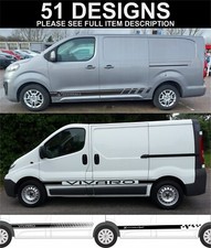 vauxhall vivaro side stripes decals stickers vivaro stickers racing sport