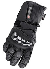 Leather Gloves Thermal Waterproof for Motorbike Motorcycle Cowhide