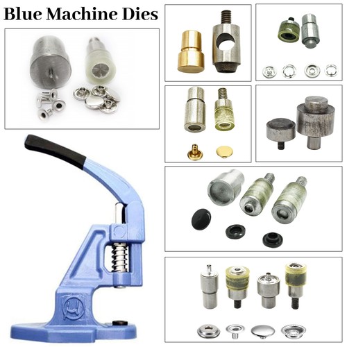 Blue hand press machine - press, dies