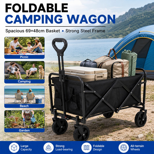 Foldable wagon cart steel - foldable,