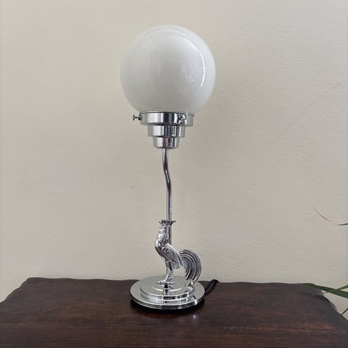 1930 art deco - table, lamp