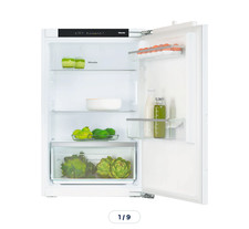 Miele K7125E Integrated fixed Hinge Larder Fridge with Supercool LED Lighting