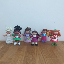 6 X McDonalds Cabbage Patch Kids Happy Meal Toys Vintage 1992-1994