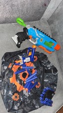 NERF GUN & Target Bag & X-SHOT &bullets BUNDLE
