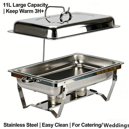 11l stainless steel chafing - 11l,