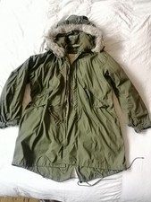 Original M65 US Army Fishtail Parka, liner & hood. Mod Scooter style. Medium 