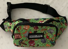 BNWOT Minecraft official merch Bum Bag  Kids' Waist Bag Belt Bag Travel Pouch