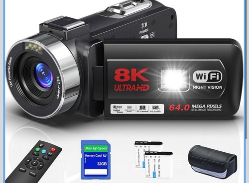 Camcorder 64mp 18x digital - ,