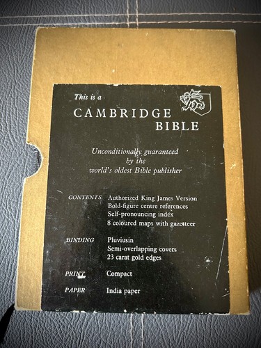 Cambridge compact bible india - bible.,