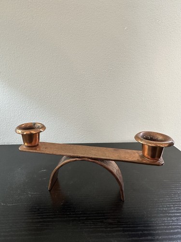 Vintage hammered copper double - vintage,