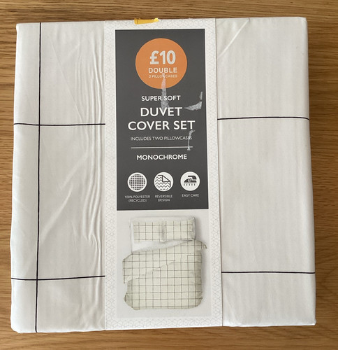 Dunelm super soft - soft, monochrome