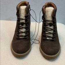 Tipper Heeled Lace-Up Boots -