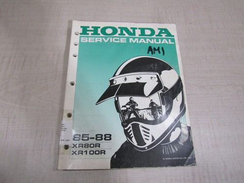 Honda service manual - service, 1985-1988